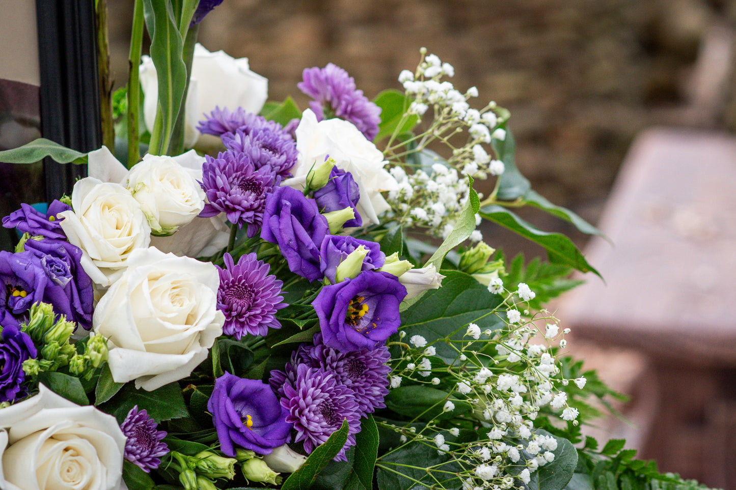 "Memories of you" sympathy arrangement