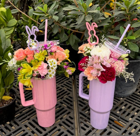 Easter Floral Sips Tumbler