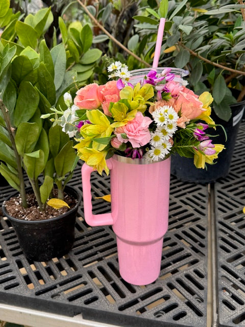 Easter Floral Sips Tumbler