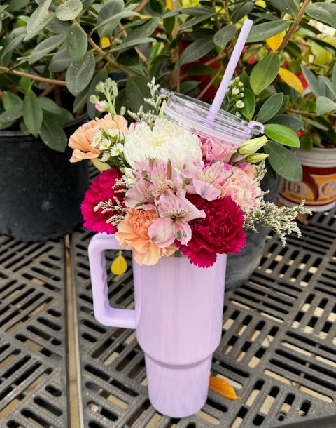 Easter Floral Sips Tumbler