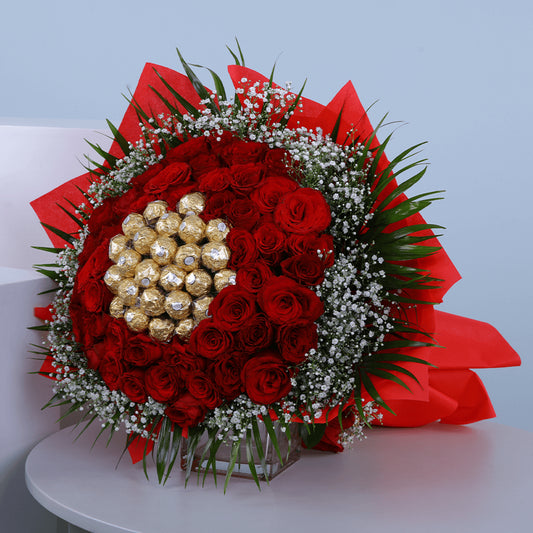 "Chocolates & Roses" bouquet