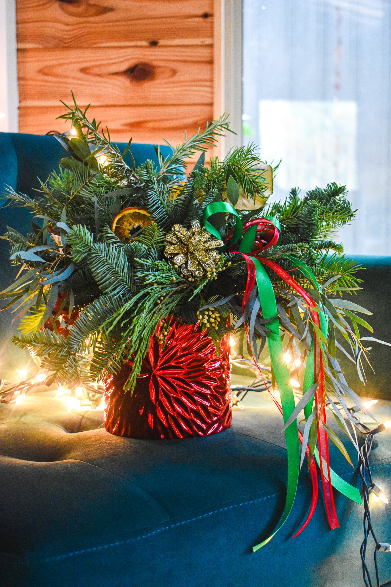 "Citrus & Spice " Christmas arrangement