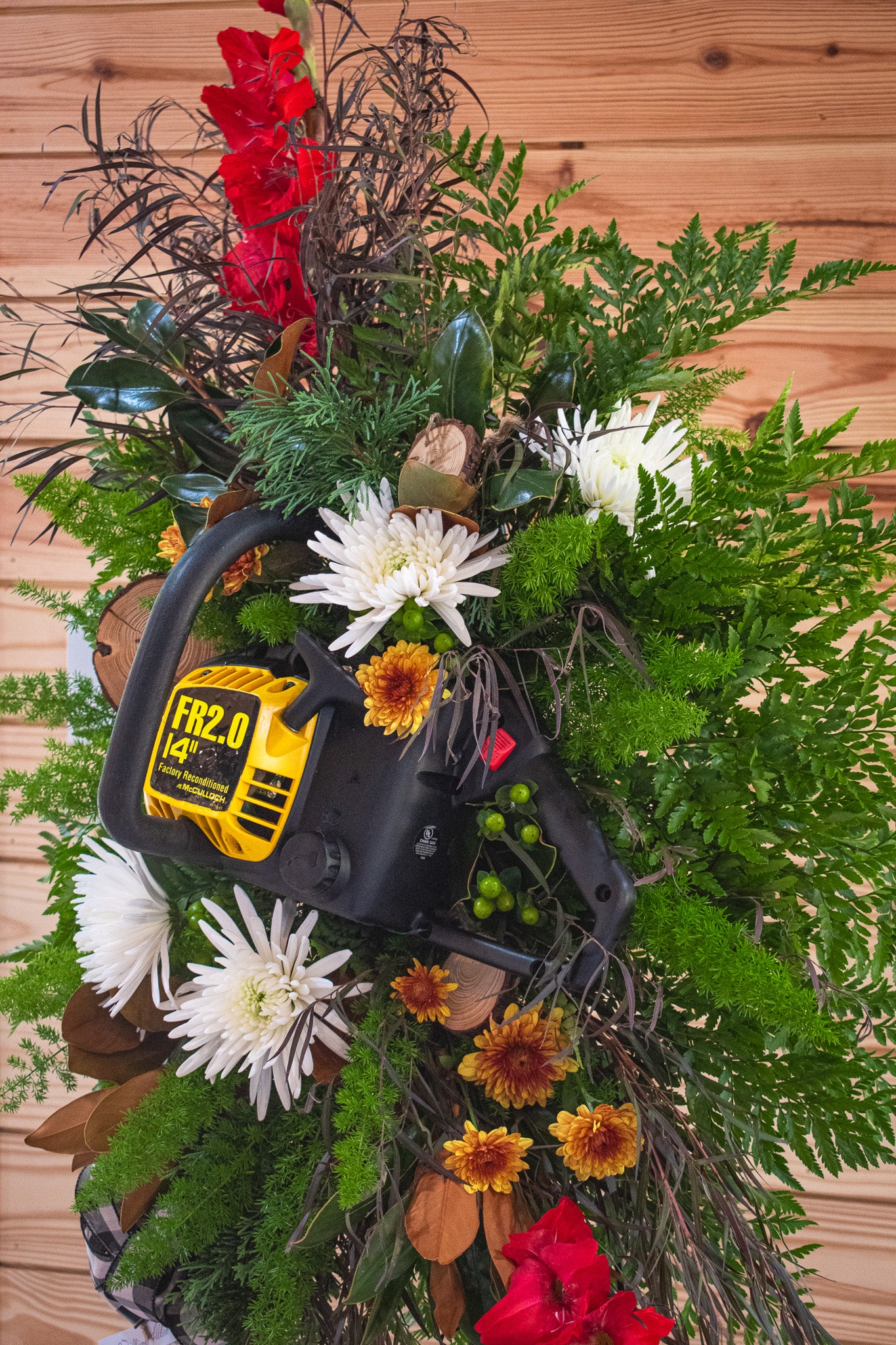 "The Logger's Tribute" Funeral Spray