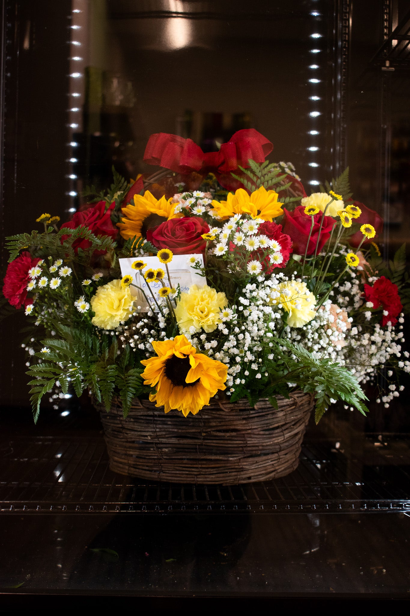 "Bold Tribute" Sympathy Basket