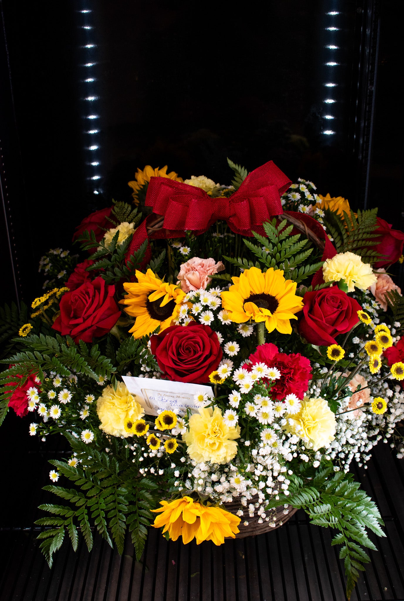 "Bold Tribute" Sympathy Basket