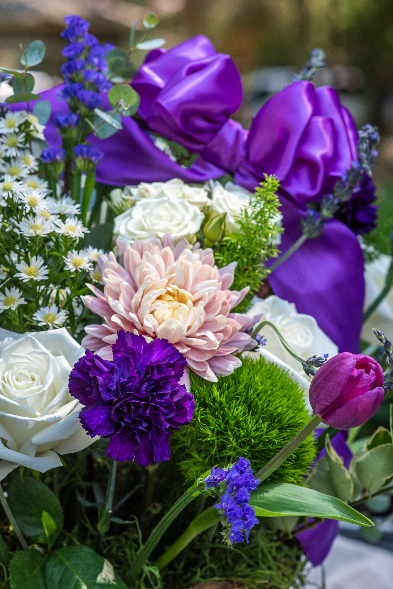 "Lavender fields" Sympathy Basket