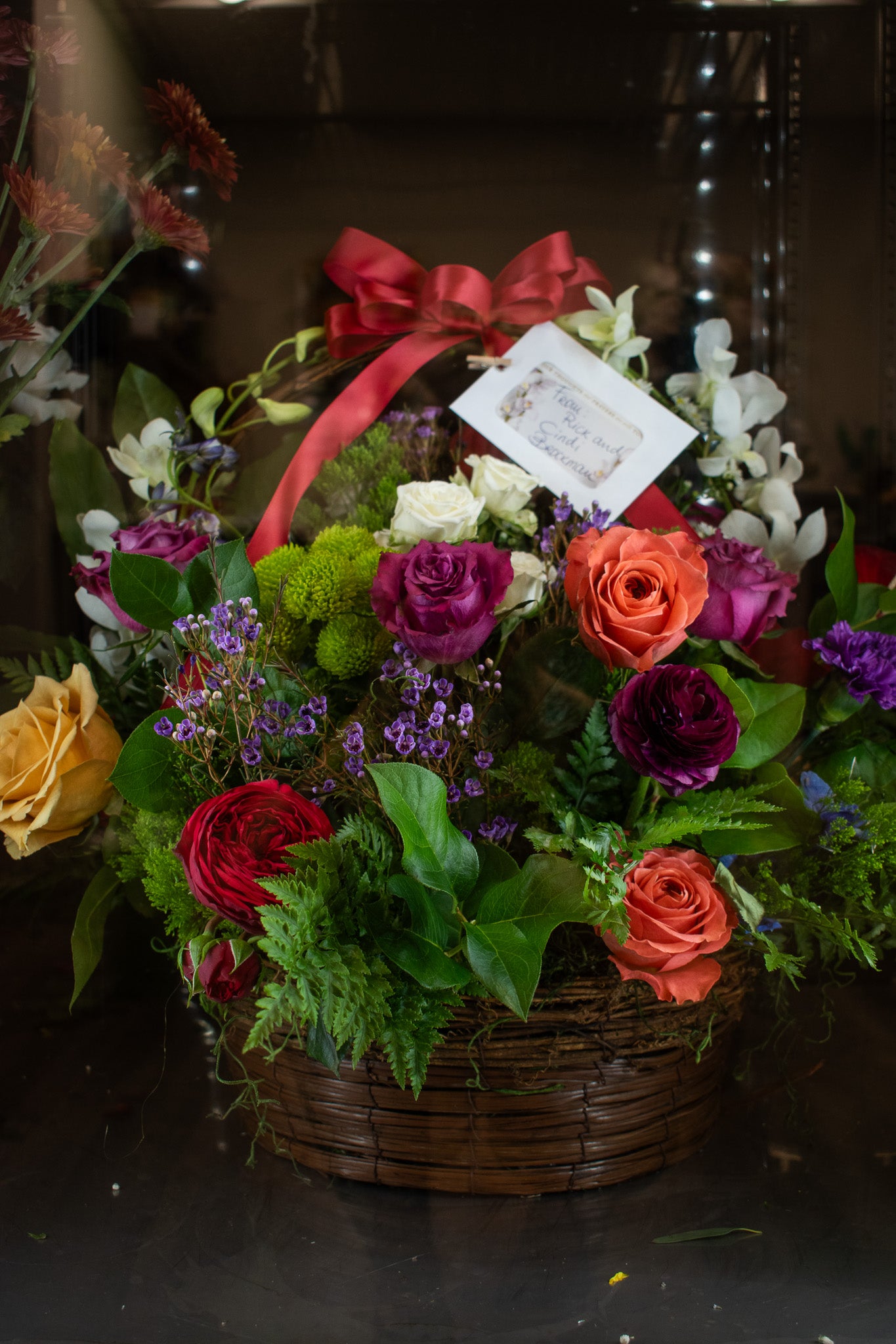 "Passionated" Sympathy Basket