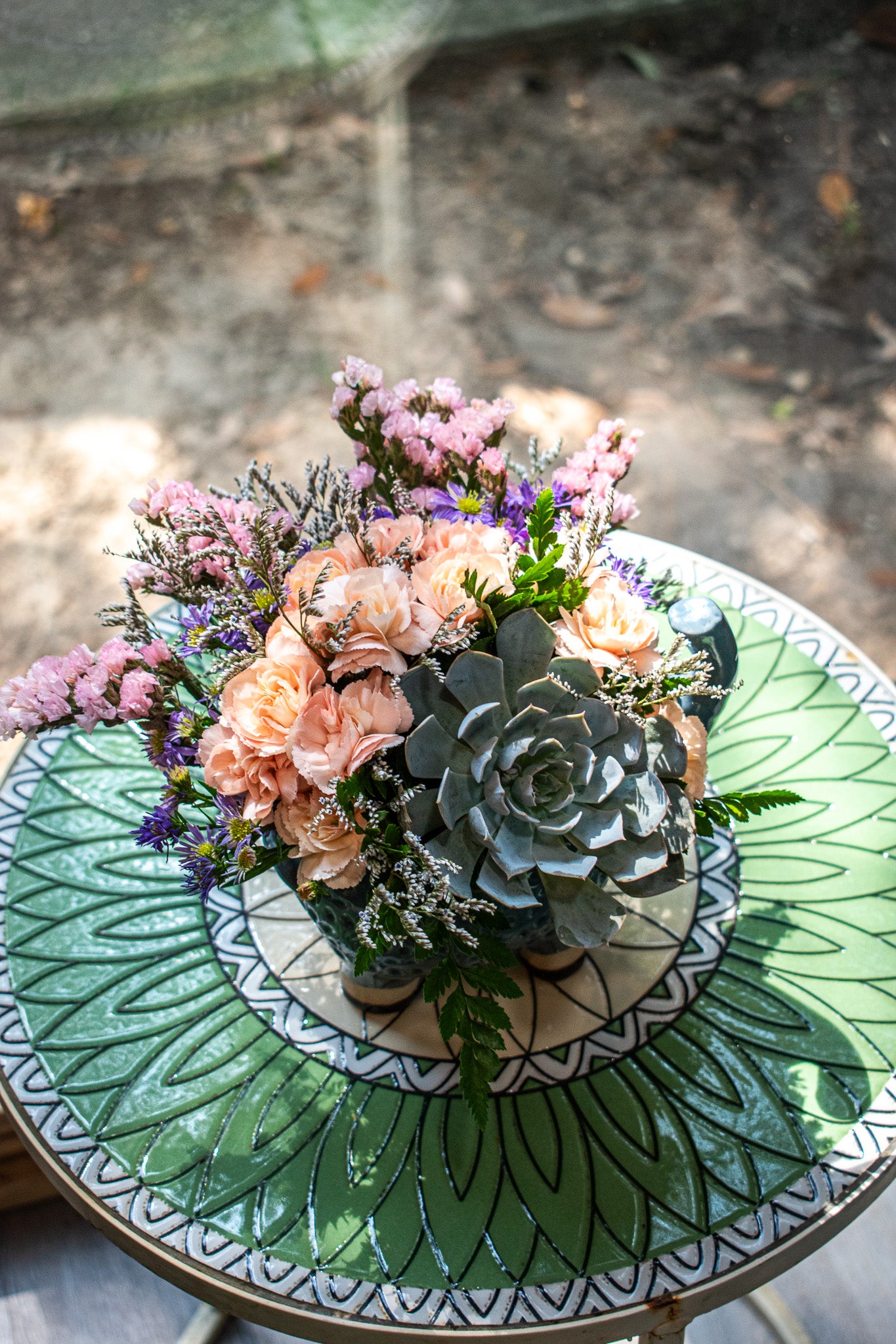 "Horton Hears A Who!" floral arrangement in the elephant planter