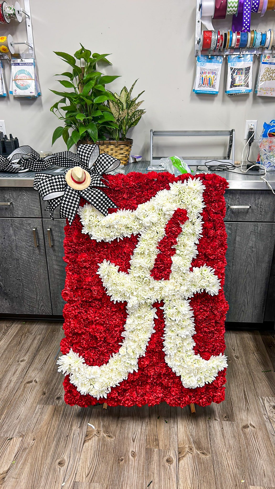 Alabama College Football Fan's Tribute Funeral Spray