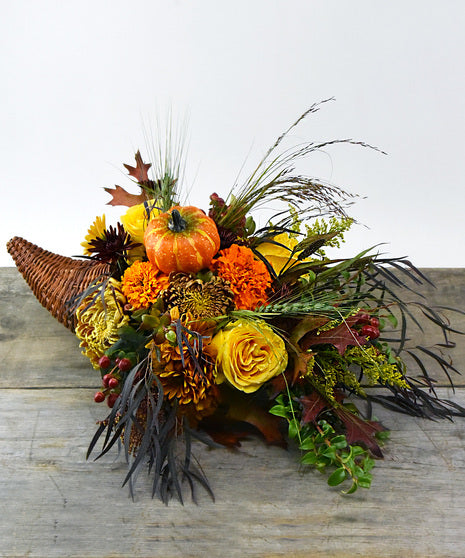 Fall Cornucopia Centerpiece