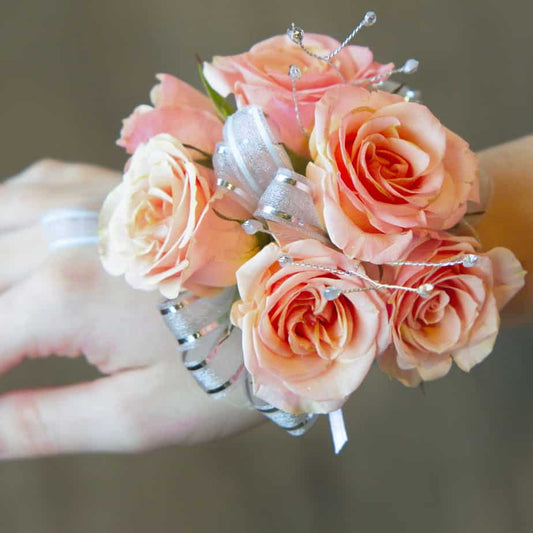 Peach & Silver