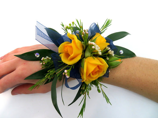 Yellow & Navy Blue