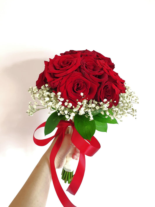 Red Roses Hand Tied Prom Special